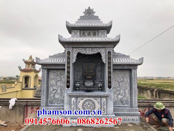 08+ Thiết kế khóm thờ gia tiên bằng đá xanh hậu giang.jpg