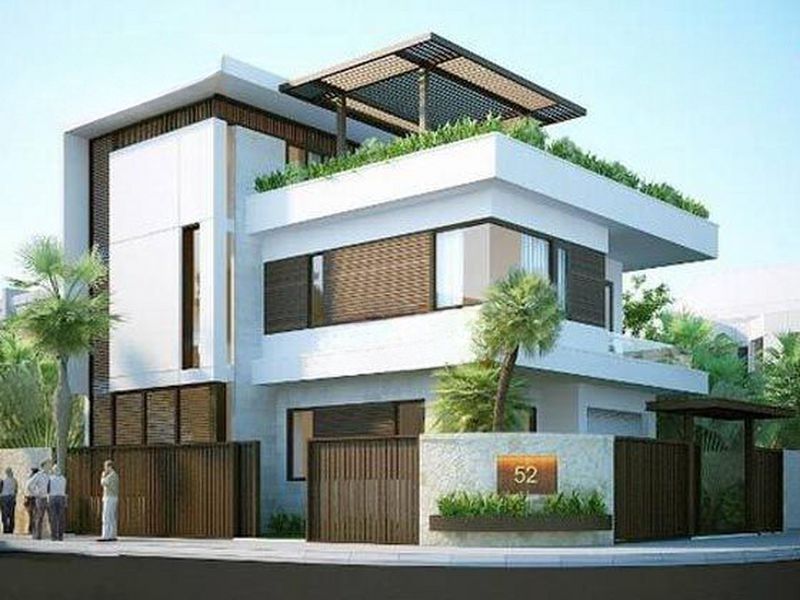 Các mẫu nhà 2 cổng đẹp Hiện Đại đảm bảo an toàn Xây dựng Nhất Tín 1.jpg