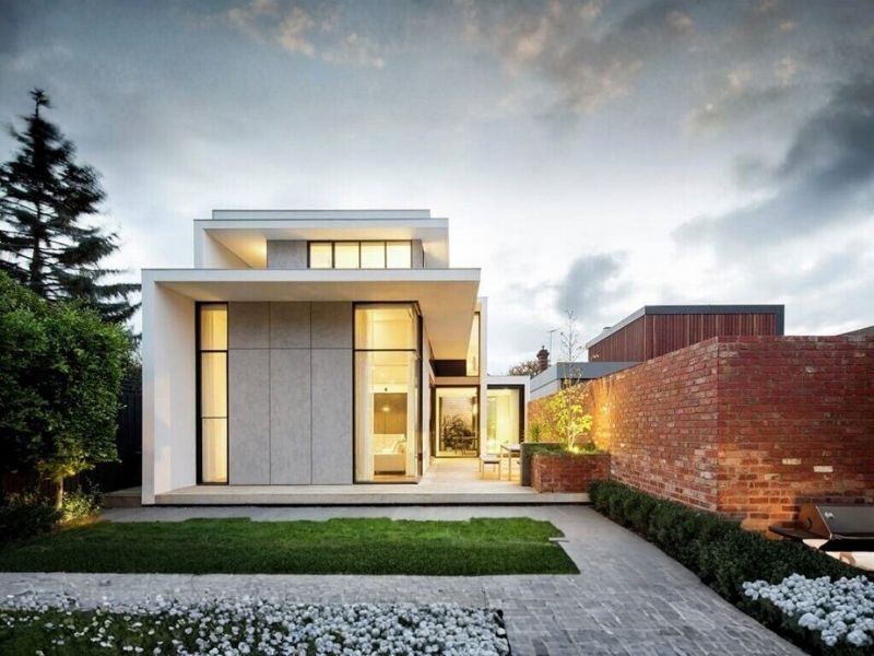 Các mẫu nhà mái bằng được bố trí thêm tầng lửng rộng rãi và linh hoạt X...jpg