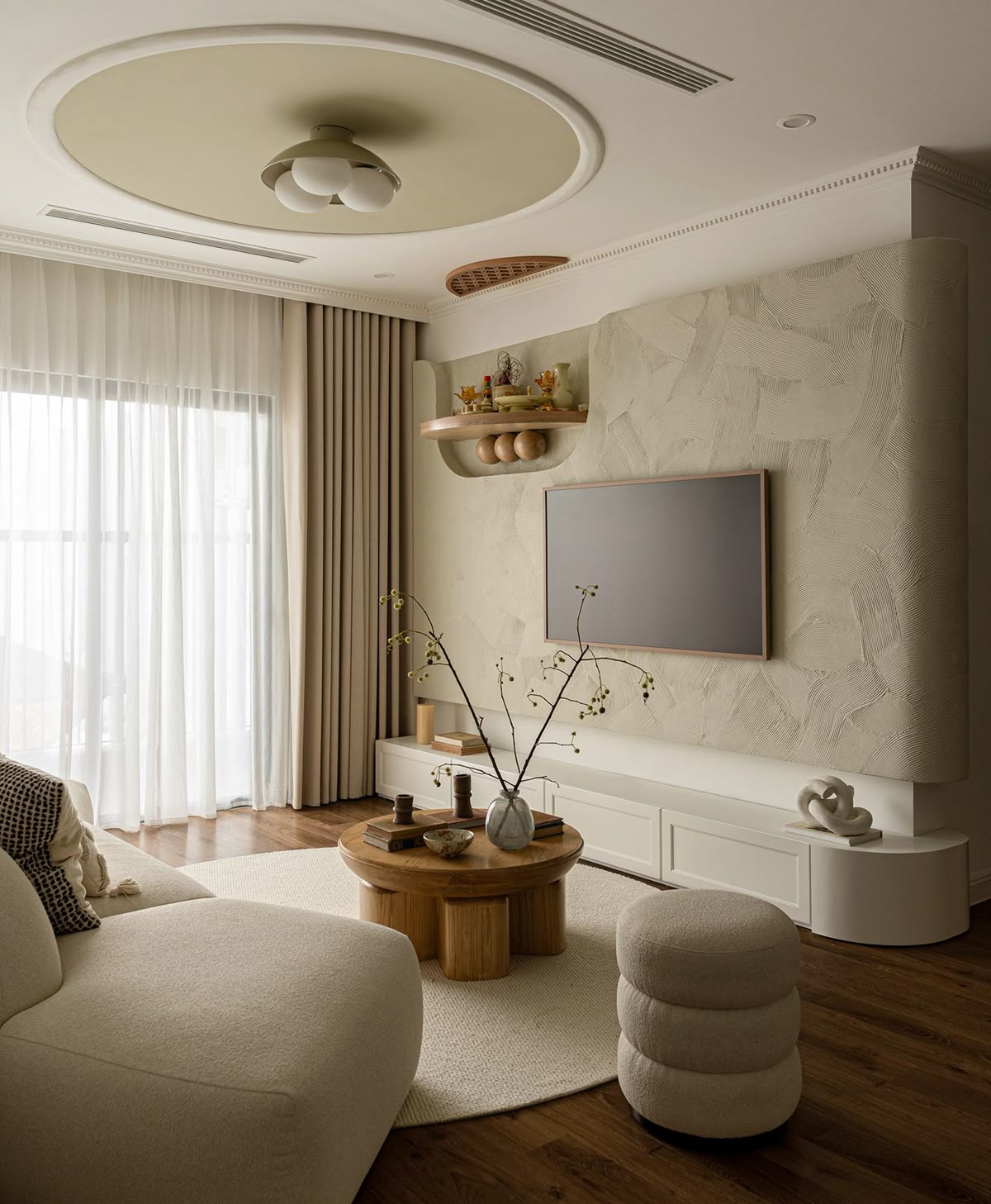 Tận dụng ánh sáng tự nhiên mở rộng không gian chung cư