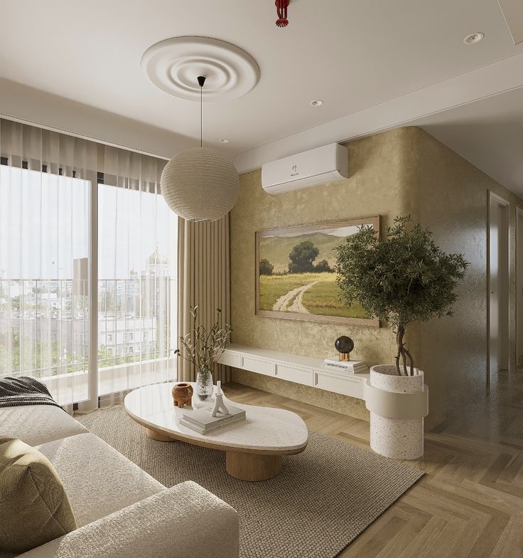 Thiết kế nội thất chung cư 70m2 phong cách Japandi