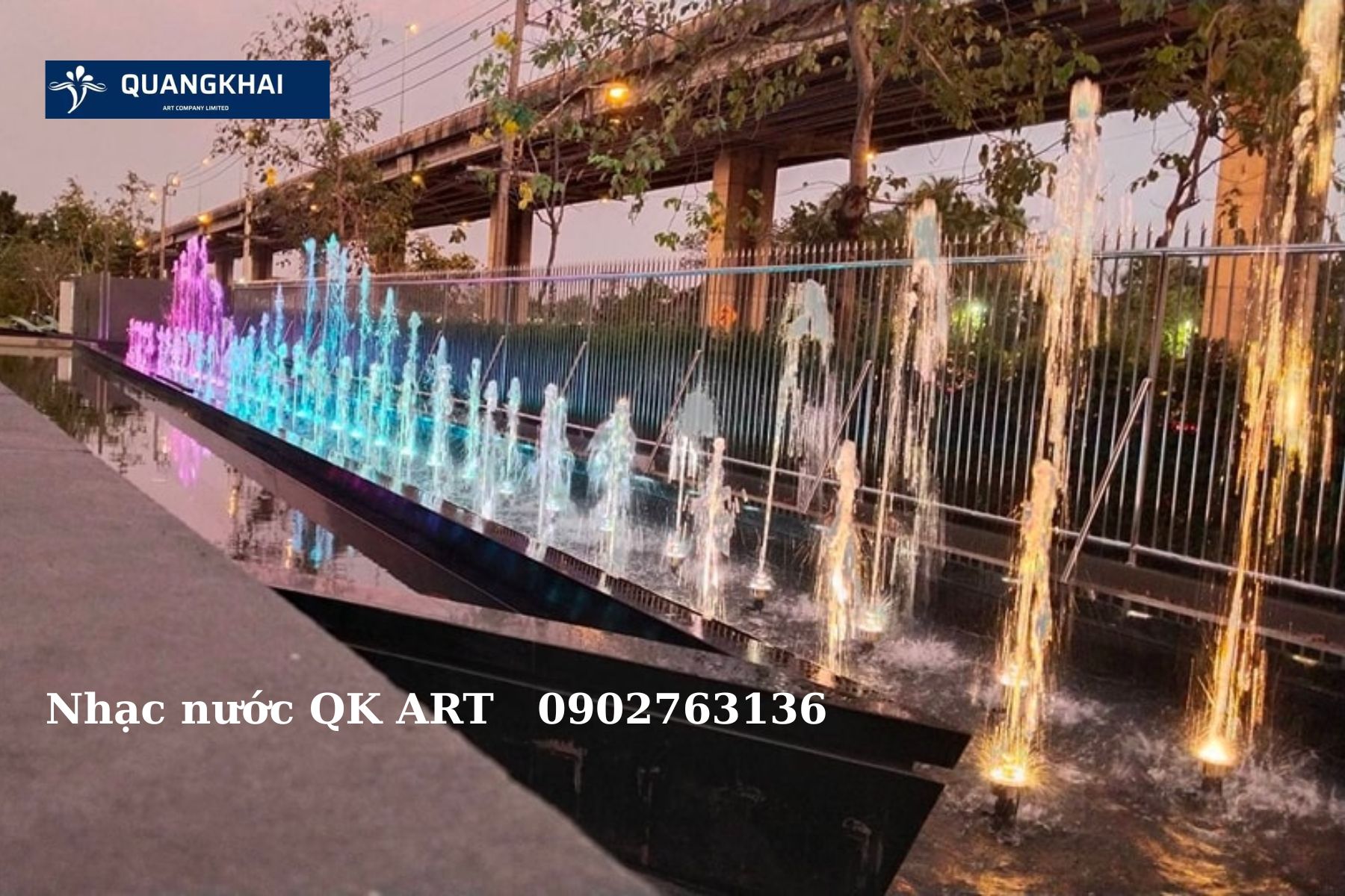 Thi công nhạc nước tại TPHCM