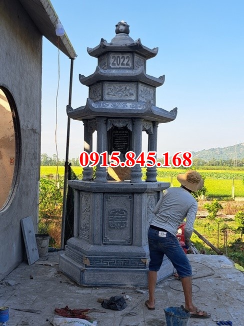 Gia lai + xây mộ bằng đá lục bát giác đẹp.jpg
