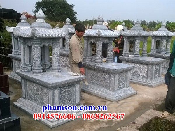 lăng mộ đá xanh có mái che đẹp.jpg