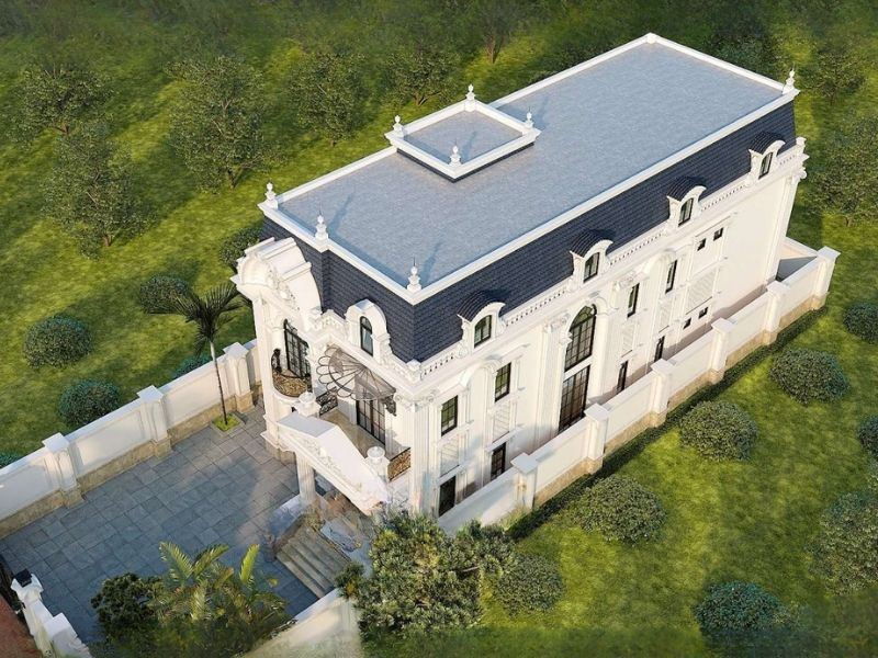 Mái Mansard phù hợp với nhiều không gian Xây dựng Nhất Tín.jpg