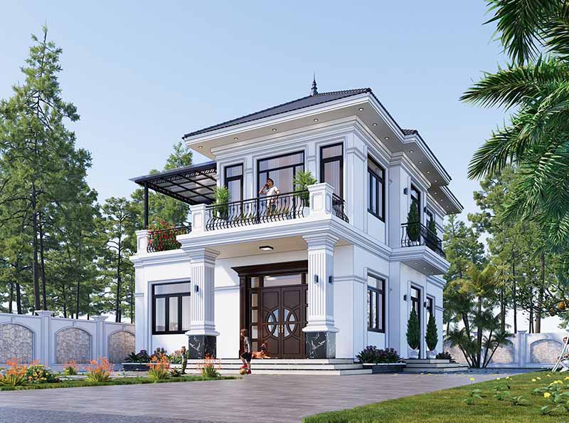 Mau nha ngang 8m sau 10m 2 tang phong cach Tan Co Dien Nhat Tin (4).jpg