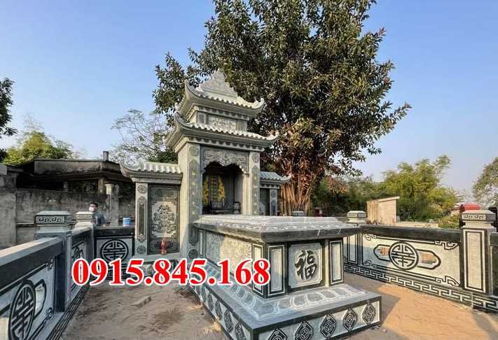 Mẫu thiết kế mộ đá xanh rêu thiết kế đẹp.jpg