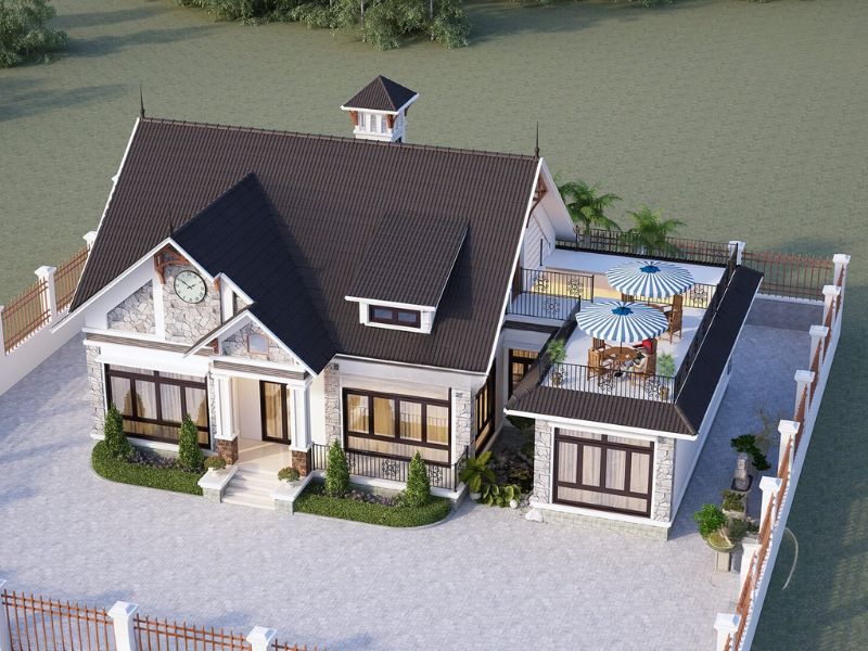 Nhà 150m2 1 tầng có sân thượng tạo không gian nghỉ dưỡng tinh tế Xây dựng N...jpg