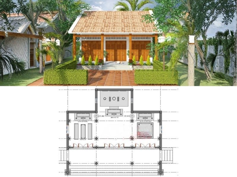 Nhà 3 gian là gì_ Đặc điểm của nhà ba gian Xây dựng Nhất Tín 1.jpg