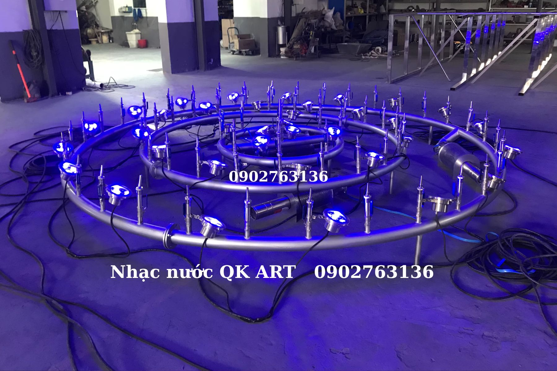 Thi công nhạc nước tại TPHCM