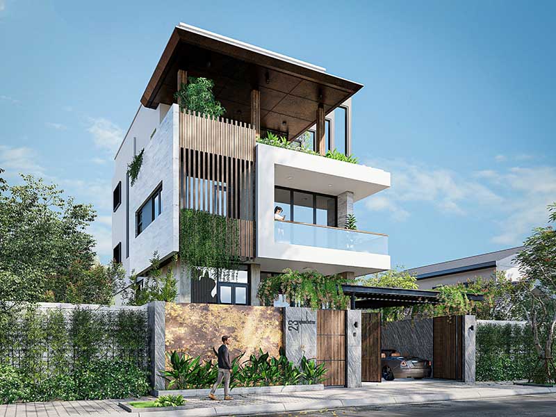 Nha ong mat tien 8m voi kien truc Hien Dai co quy mo 1 tret 1 lau co tang tum (4).jpg