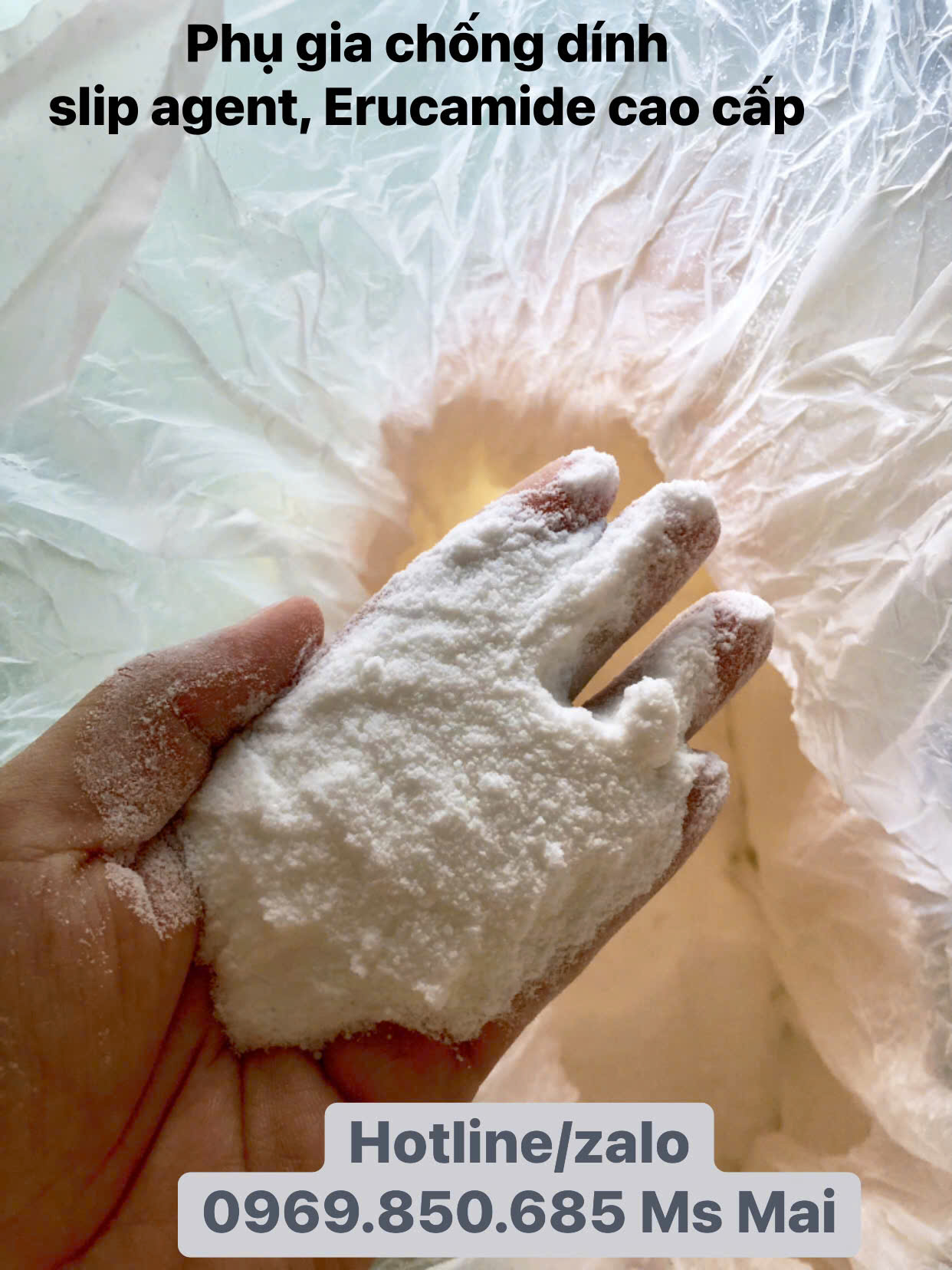 Phụ gia chống dính nhựa Erumamid slip agent Cao cấp.jpg
