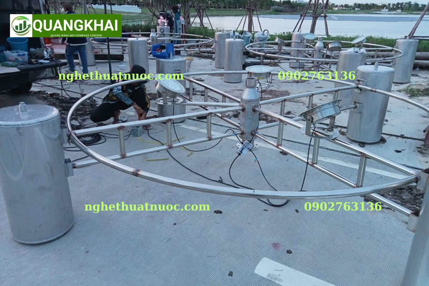 Thi công đài phun nước tại TPHCM