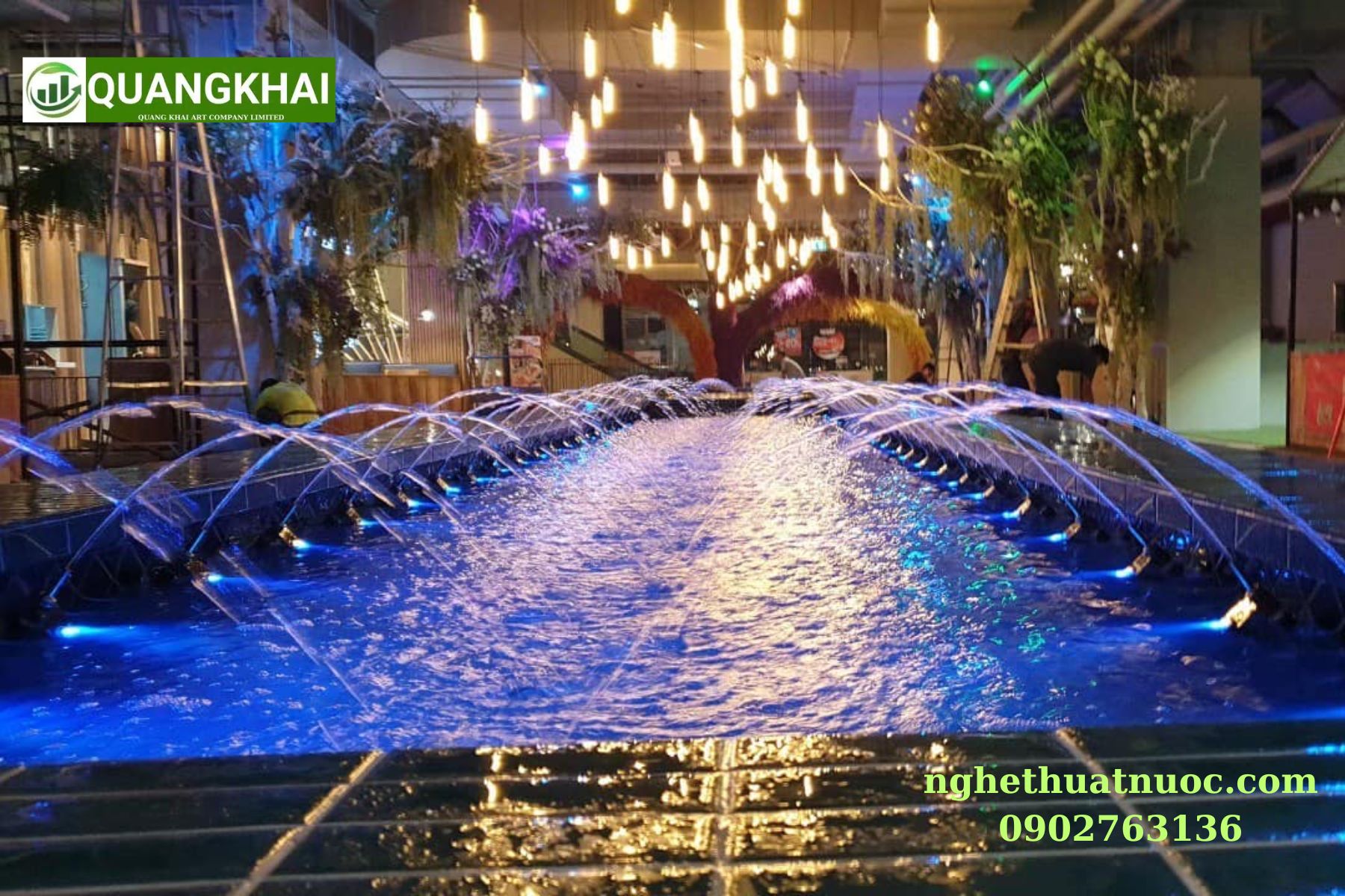 Thi công đài phun nước tại TPHCM