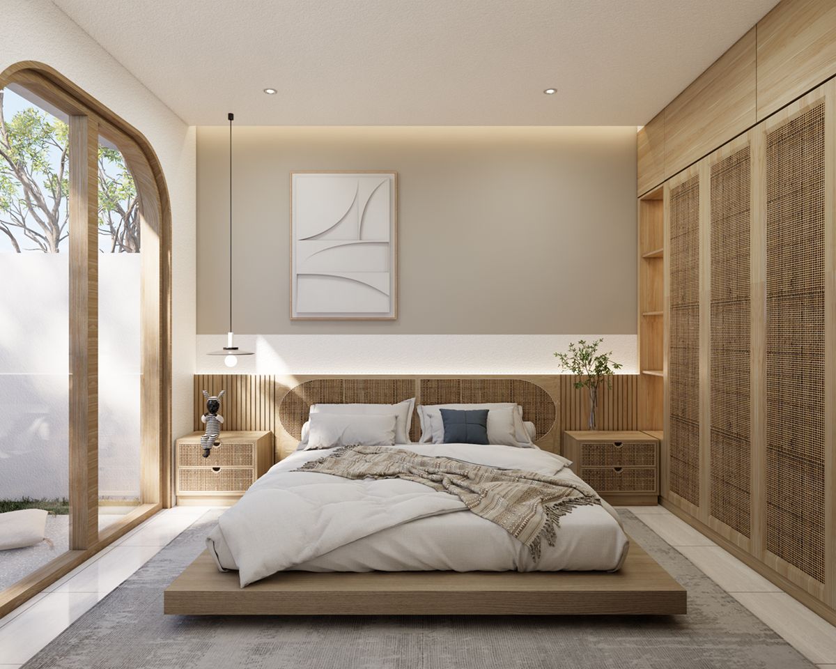 Mẫu thiết kế chung cư 1 phòng ngủ phong cách Bắc Âu (Scandinavian)