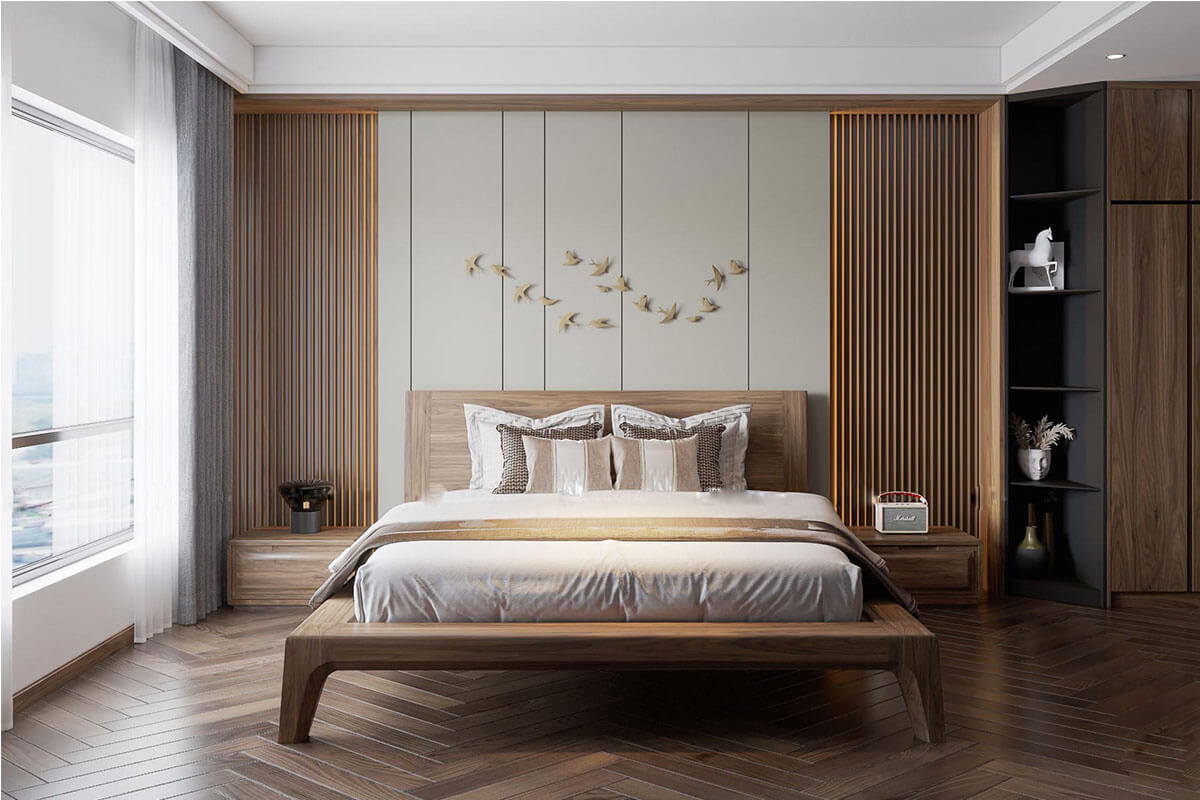 Thiết kế nội thất chung cư 3 phòng ngủ cho ông bà