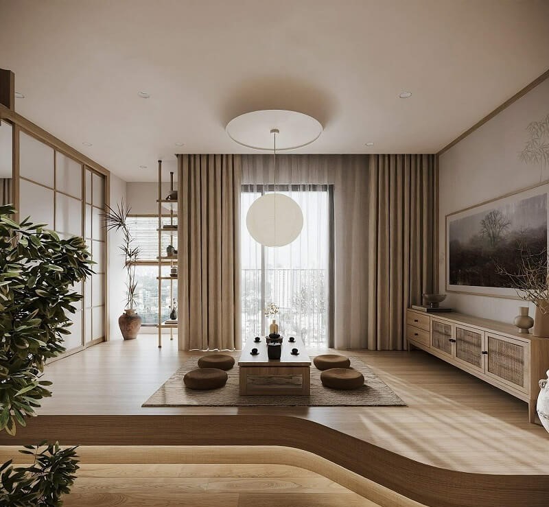 Tổng quan thiết kế nội thất căn hộ 60m2 đẹp hiện đại