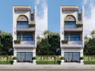 Mẫu thiết kế nhà phố 100m2 3 tầng 5 phòng ngủ (4x25m) với cách kết hợp mà...jpg