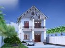 Nhà 2 tầng 4 phòng ngủ 120m2 mái Thái kết hợp sắt mỹ thuật cuốn hút Xây du...jpg