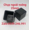 Bịt đầu sắt vuông 25, nút bịt cao su, ủng cao su.jpg
