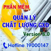 Phần mềm quản lý chất lượng công trình QLCL GXD
